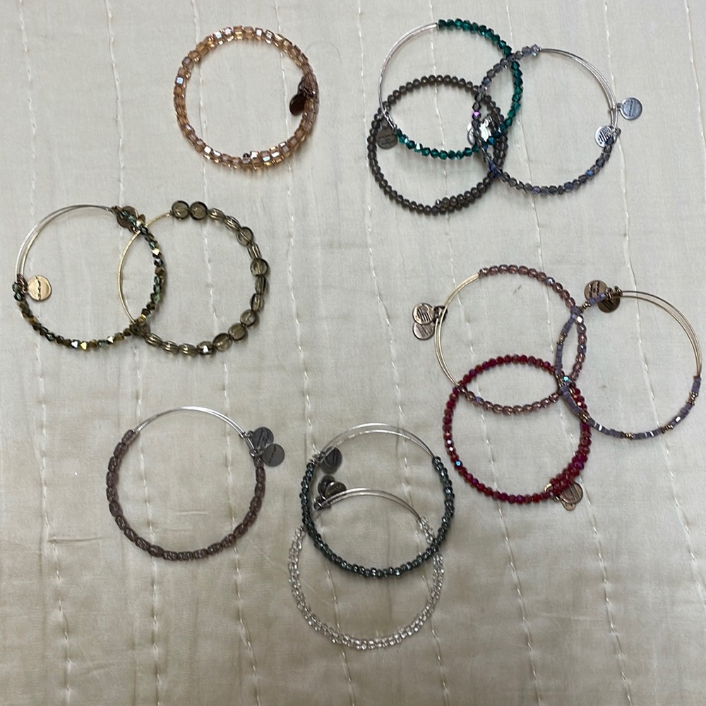 Lot of Alex and Ani bracelets